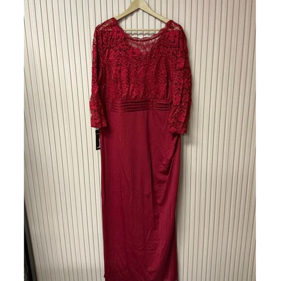Ever-Pretty Dresses & Skirts - Ever-Pretty Burgundy Lace Evening Gown Maxi Dress Size US 26